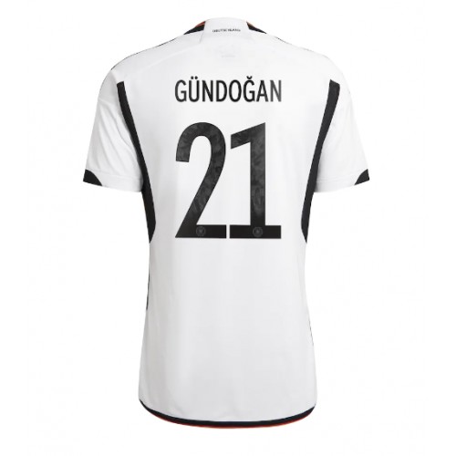 Alemania Ilkay Gundogan #21 Primera Equipación Mundial 2022 Manga Corta